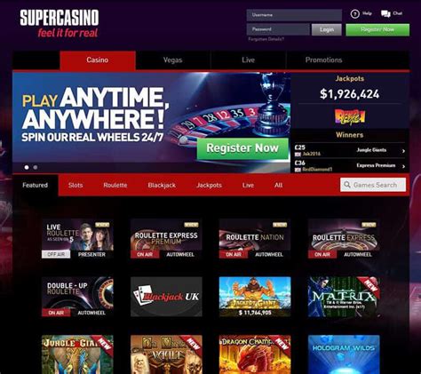 supercasino|supercasino live casino.